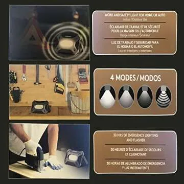 Duracell 600 Lumens Work Light for Camping and More