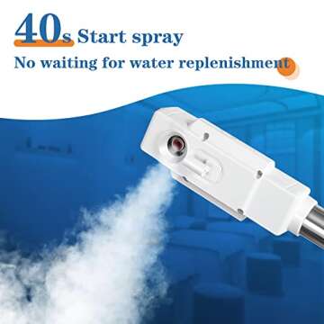 Zguooo Professional Facial Steamer, Ozone, Hot Mist, Hydration, Cleaning, Moisturizing, Simple Operation, Suitable for Home and Professional Beauty Salon