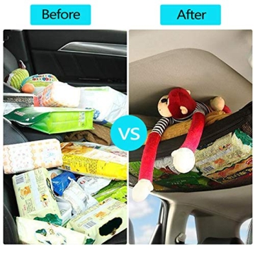 Adjustable Overhead Cargo Net for Vehicles - Durable Storage Solution