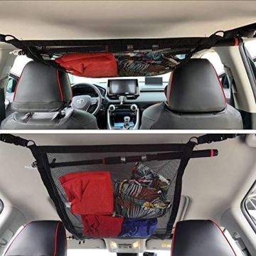 Adjustable Overhead Cargo Net for Vehicles - Durable Storage Solution