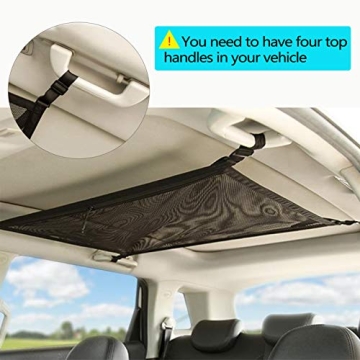 Adjustable Overhead Cargo Net for Vehicles - Durable Storage Solution