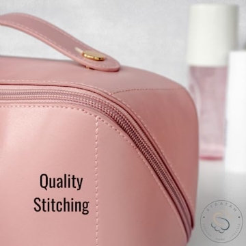 Large Capacity Travel Cosmetic Bag - Stylish Organization Solution