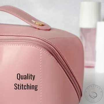 Large Capacity Travel Cosmetic Bag - Stylish Organization Solution