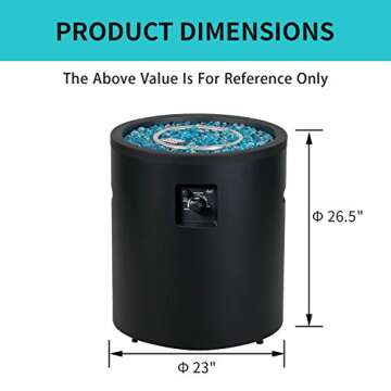 BALI OUTDOORS 50,000 BTU Fire Pit for Outdoor Use