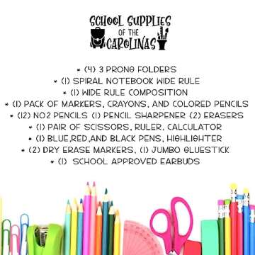 Back to School Supplies Essential Bundle - 4th Grade | 5th Grade | 6th Grade | 7th | 8th Grade Noteb...