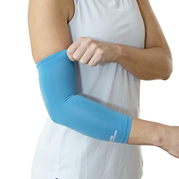 Copper Compression Elbow Sleeve for Pain Relief and Support