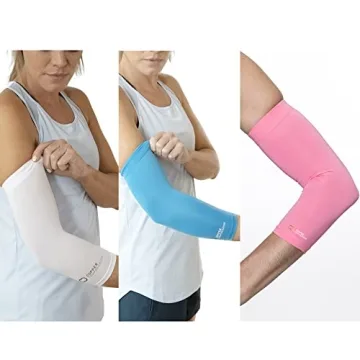 Copper Compression Elbow Sleeve for Pain Relief and Support