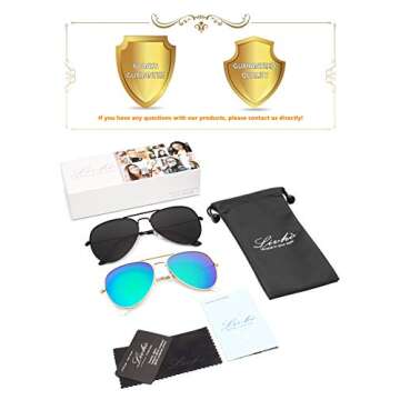 livho Polarized Aviator Sunglasses UV 400 Protection