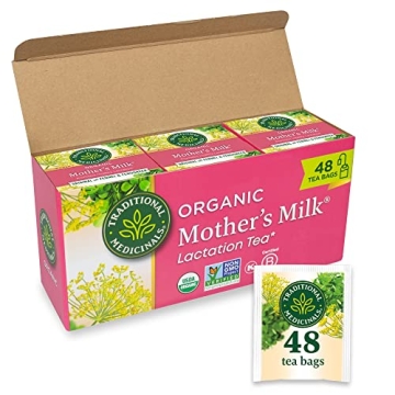 Traditional Medicinals Tea, Organic Mother's Milk, Promotes Healthy Lactation, Breastfeeding Support...