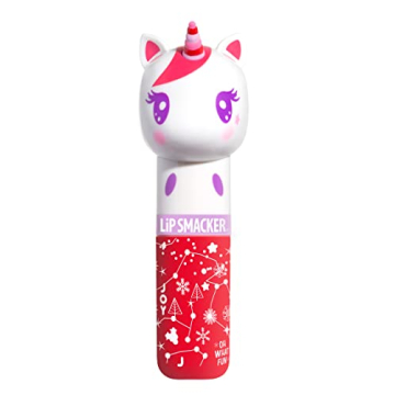 Lip Smacker Lippy Pals Unicorn Holiday, Flavored Moisturizing & Smoothing Soft Shine Lip Balm, Hydra...