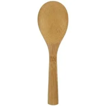 JapanBargain 3669, Rice Spoon Rice Paddle Bamboo Rice Scoop Cooking Spatula for Non Stick Cookware