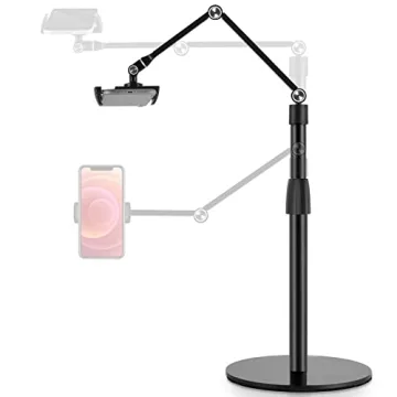 Viozon Adjustable Overhead Tablet & Phone Stand, Universal Fit, for Video Recording