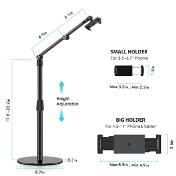 Adjustable Viozon Tablet Phone Stand for Streaming