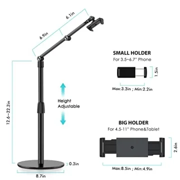 Adjustable Viozon Tablet Phone Stand for Streaming