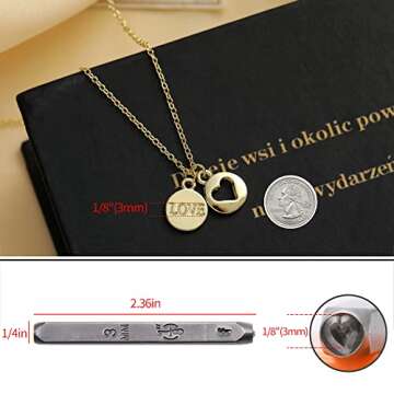 Complete 74pcs Metal Stamping Kit for Creative Crafts