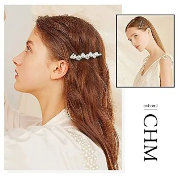 Elegant Pearls Hair Clips 28 Pcs for Women and Girls