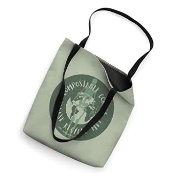 Compostable Corpse Please Recycle Mortician Funeral Director Tote Bag