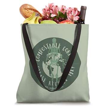 Compostable Corpse Please Recycle Mortician Funeral Director Tote Bag