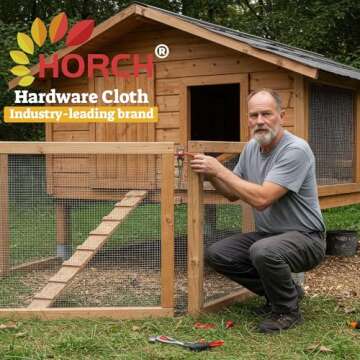 Durable HORCH Hardware Cloth 1/2 inch 36 x 50 ft Galvanized Wire Mesh Roll