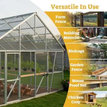 HORCH Hardware Cloth Galvanized Wire Mesh Roll for All Projects