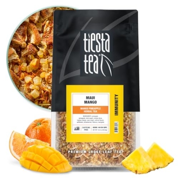 Tiesta Tea - Maui Mango | Mango Pineapple Herbal Tea | Premium Loose Leaf Tea Blend | Non-Caffeinate...