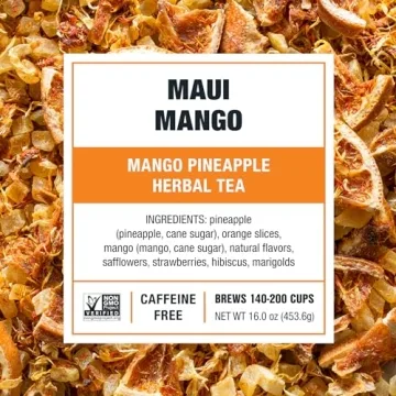 Tiesta Tea Maui Mango Herbal Tea Loose Leaf Blend
