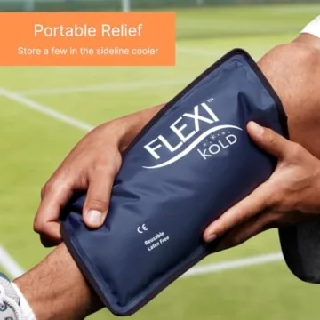 FlexiKold Gel Ice Packs for Pain Relief - Reusable Comfort