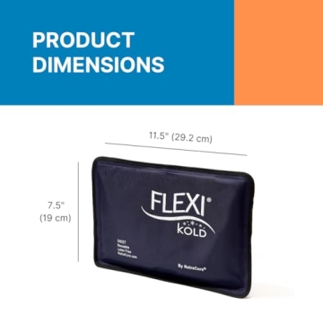 FlexiKold Gel Ice Packs for Pain Relief - Reusable Comfort