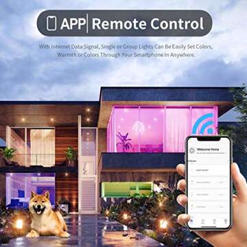 Avatar Controls 4 Pack Smart Light Bulbs with WiFi and Voice Control