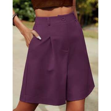 Trendy HOTOUCH Bermuda Shorts for Women - Comfortable Summer Wear
