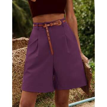 Trendy HOTOUCH Bermuda Shorts for Women - Comfortable Summer Wear