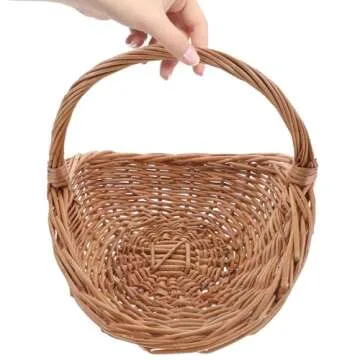 Picnic Basket Woven Pantry Organizer for Stylish Storage