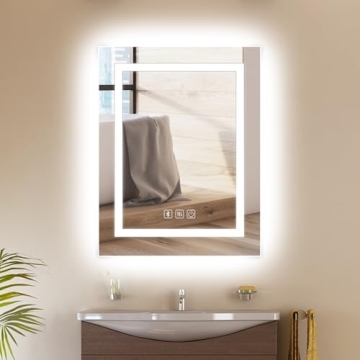 Habison Bathroom Mirror with LED Lights and Bluetooth