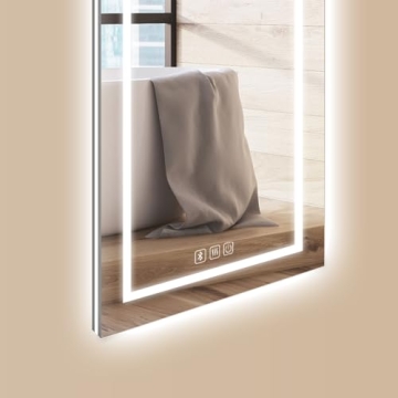 Habison Bathroom Mirror with LED Lights and Bluetooth