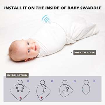 Airtag Hidden GPS Tracker,Airtag for Kids,Elderly,Pet,Clothing (Pro-Navy Blue&Blue)