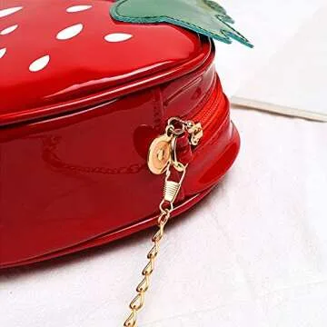 Charming JienClound Strawberry Purse for Stylish Girls