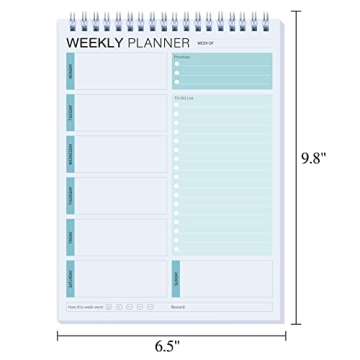 Weekly Planner Notepad for Total Life Organization