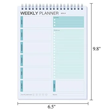 Weekly Planner Notepad for Total Life Organization