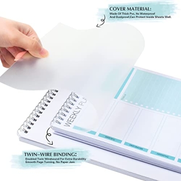 Weekly Planner Notepad for Total Life Organization