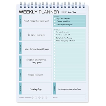 Weekly Planner Notepad for Total Life Organization