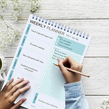 Weekly Planner Notepad for Total Life Organization