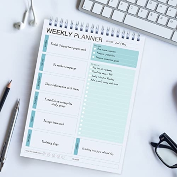 Weekly Planner Notepad for Total Life Organization