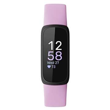 Fitbit Inspire 3 Fitness Tracker – Advanced Health Insights with Stress Management, Workout Intens...