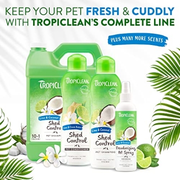 TropiClean 2-in-1 Papaya & Coconut Shampoo for Pets