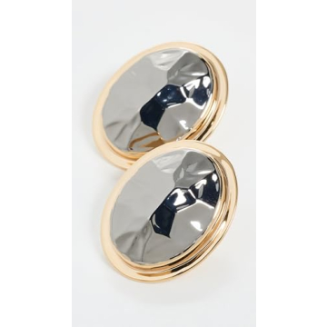 Shop Beautiful DEMARSON Women's Jelena Earrings in Gold/Gunmetal