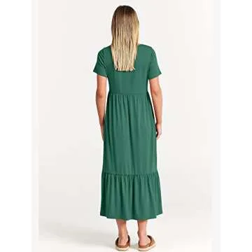 Trendy ANRABESS Women Summer Flowy Maxi Dress