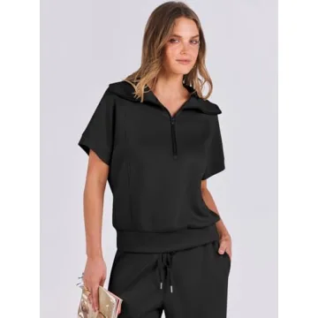 ANRABESS Women's Stylish Summer Sweatsuit Set