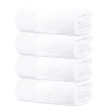 Tens Towels Pack of 4 Extra Large Cotton Bath Towels
