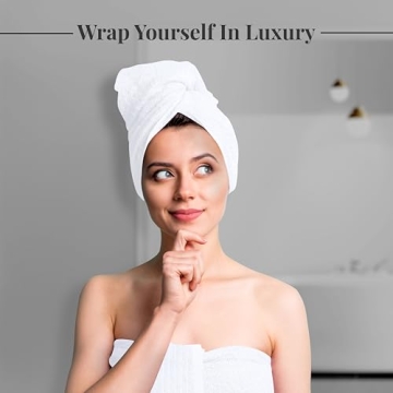 Tens Towels Pack of 4 Extra Large Cotton Bath Towels