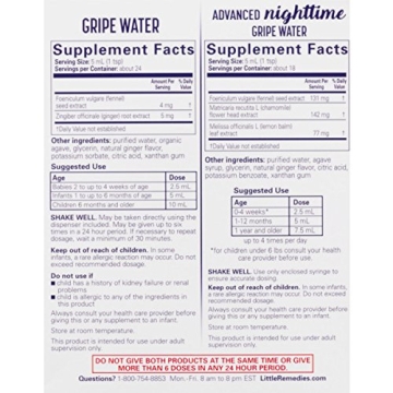 Relieve Baby Gas with Little Remedies Gripe Water 2-Pack